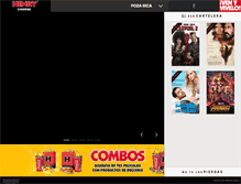 Tablet Screenshot of cinemashenry.com.mx